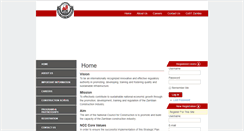 Desktop Screenshot of ncc.org.zm