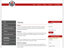 Tablet Screenshot of ncc.org.zm