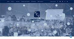 Desktop Screenshot of ncc.org.br
